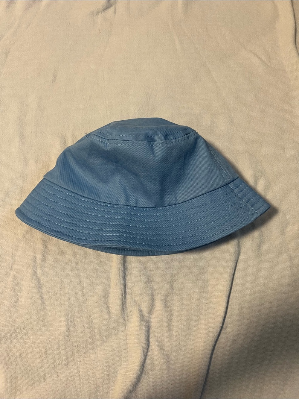 Light Blue Cotton Bucket Hat